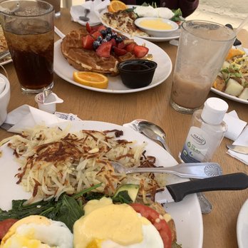 SB Sunshine Cafe - Sunshine Benedict and fruit waffle - Breakfast & Brunch Near Me - Goleta, California SB Sunshine Cafe - Sunshine Benedict and fruit waffle - Breakfast & Brunch Near Me - Goleta, California