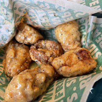 Wingstop - Soupy lemon pepper boneless wings - Chicken Wings Near Me - Seaside, California