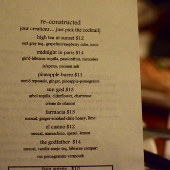Xixa - amazing cocktail list (why didn't i take pics of the midnight in paris?! ugh so good we ordered two) - Mexican Near Me - Brooklyn, New York Xixa - amazing cocktail list (why didn't i take pics of the midnight in paris?! ugh so good we ordered two) - Mexican Near Me - Brooklyn, New York