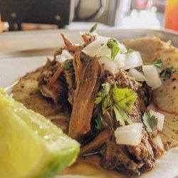 Heirloom Taco - Brisket barbacoa taco.