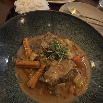 Nara Thai Kitchen - Beef Short Rib Massaman Curry - Thai Near Me - Irvine, California Nara Thai Kitchen - Beef Short Rib Massaman Curry - Thai Near Me - Irvine, California