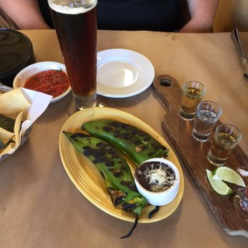 Dos Carlitos - Anaheim Chiles stuffed with cheese and served with homemade tortillas - Mexican Near Me - Santa Ynez, California