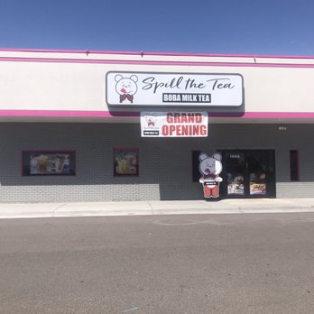 Spill The Tea - Storefront - Bubble Tea Near Me - Northglenn, Colorado Spill The Tea - Storefront - Bubble Tea Near Me - Northglenn, Colorado