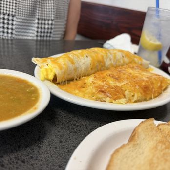 Weck's - Carnitas Breakfast Burrito, Green Chili on the side. - Breakfast & Brunch Near Me - Albuquerque, New Mexico Weck's - Carnitas Breakfast Burrito, Green Chili on the side. - Breakfast & Brunch Near Me - Albuquerque, New Mexico