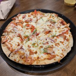 Chicken tikka pizza Chicken tikka pizza