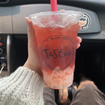 Tastea - peachme sweet tea with lychee jelly - Bubble Tea Near Me - San Jose, California Tastea - peachme sweet tea with lychee jelly - Bubble Tea Near Me - San Jose, California