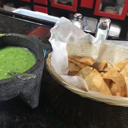 Their green salsa is amazing Their green salsa is amazing