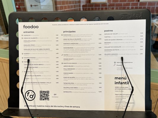 Menu photo 4 Foodoo Zubiarte Bilbo, BI Menu photo 4 Foodoo Zubiarte Bilbo, BI