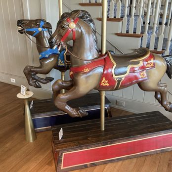 Harbor View Hotel - Historic horses from, I believe, the Oak Bluffs carousel. - Hotels Near Me - Edgartown, Massachusetts