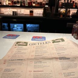 Menu on Bar Menu on Bar
