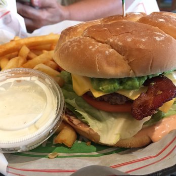 Farmer Boys - Avocado Bacon "Natural Cheeseburger" combo. - Burgers Near Me - Murrieta, California
