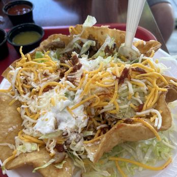 El Asadero Taco Shop - Chicken Taco Salad 3/29/26 - Mexican Near Me - Merced, California