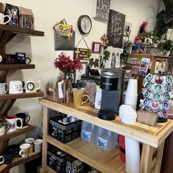 The Vine Thrift Store - Coffee area