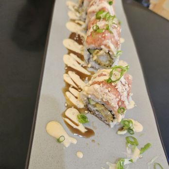 Sushi Spot - Red Dragon roll  Shrimp Tempura crispy inside - Japanese Near Me - Aiea, Hawaii