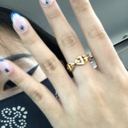 C C Nail Salon & Spa - My nails with some redness/swelling around the cuticles