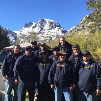 Adventure In Camping - Our team, Team Trucha ready for fishing and a good time. - RV Rental Near Me - Mammoth Lakes, California
