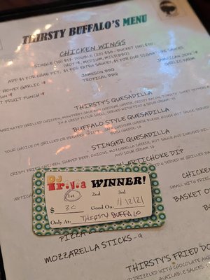 Menu photo 8 Thirsty Buffalo Buffalo, NY