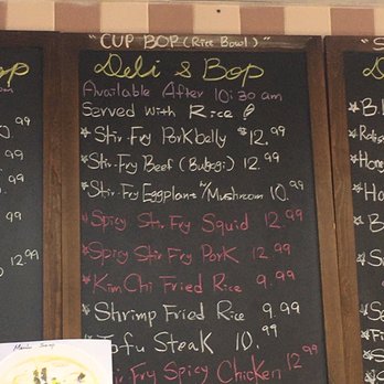 Deli & Bop - Menu - Korean Near Me - Honolulu, Hawaii