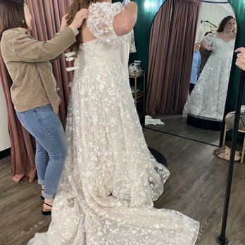 Bridal By SHL - The wonderful Lexi helping me try on and pick out dresses! - Bridal Near Me - Kearney, Missouri