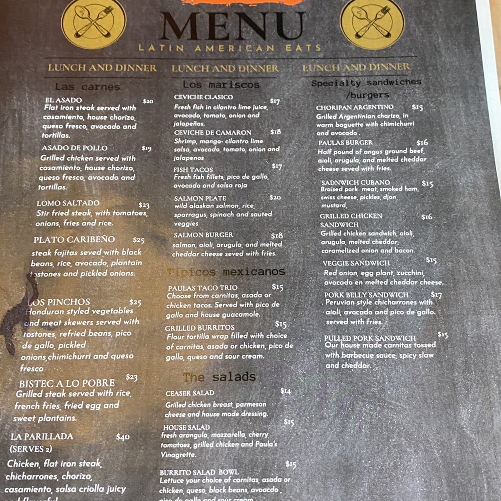 Paula's Cafe - Menu 1 of 2 - Breakfast & Brunch Near Me - San Francisco, California Paula's Cafe - Menu 1 of 2 - Breakfast & Brunch Near Me - San Francisco, California