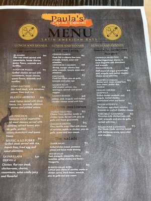 Menu photo 5 Paula's Cafe San Francisco, CA Menu photo 5 Paula's Cafe San Francisco, CA