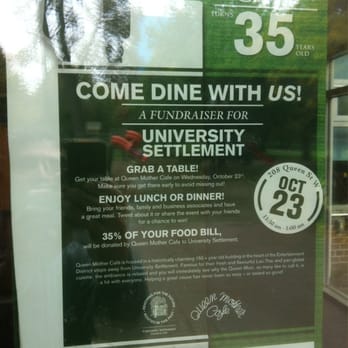 University Settlement Recreation Centre - Queen Mother Cafe fundraiser! - Recreation Centers Near Me - Toronto, Ontario University Settlement Recreation Centre - Queen Mother Cafe fundraiser! - Recreation Centers Near Me - Toronto, Ontario