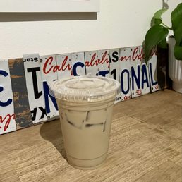 Iced lavender latte (regular) Iced lavender latte (regular)