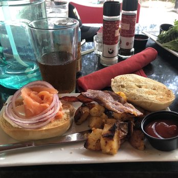 Prosecco Cafe - Nova Smoked Salmon Bagel - Breakfast & Brunch Near Me - Palm Beach Gardens, Florida
