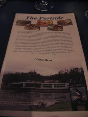 Menu photo 4 The Portside Restaurant Charleston, OR Menu photo 4 The Portside Restaurant Charleston, OR