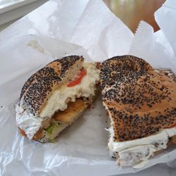 Chicken cutlet on a roll (~$6)