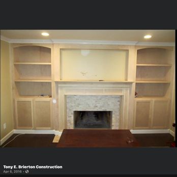 Tony E. Brierton Construction - mantle cabinets - General Contractors Near Me