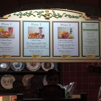 Toad Hall Restaurant - Menu board & Order station - British Near Me - Coupvray, 77