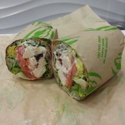 Green Leaf's & Bananas - Cranberry Chicken Almond Wrap