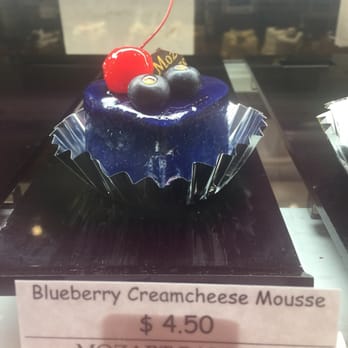 Mozart Bakery - Blueberry Cream Cheese Mousse - Bakeries Near Me - Dallas, Texas Mozart Bakery - Blueberry Cream Cheese Mousse - Bakeries Near Me - Dallas, Texas