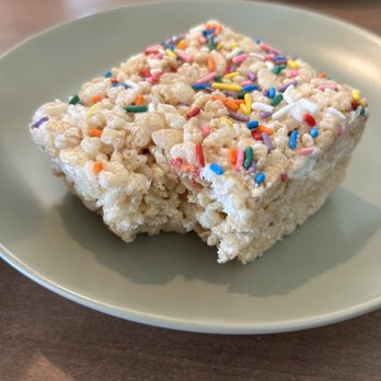 Peoples Town Coffee Bar - The most heavenly Rice Krispie!! - Cafes Near Me - Atlanta, Georgia