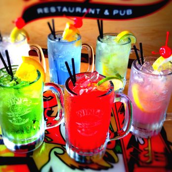 Wings Etc - a variety of cocktails on a table - Sports Bars Near Me - Connersville, Indiana Wings Etc - a variety of cocktails on a table - Sports Bars Near Me - Connersville, Indiana