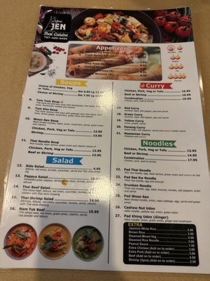 Menu photo 1 Jen Thai Cuisine Virginia Beach, VA