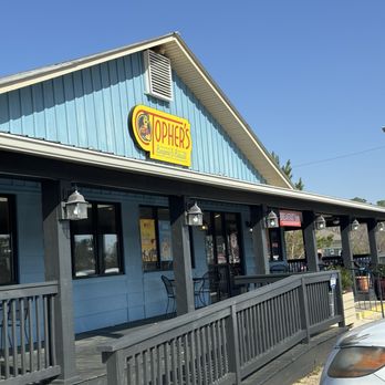 Topher's Grill - the front of the restaurant - New American Near Me - Hattiesburg, Mississippi
