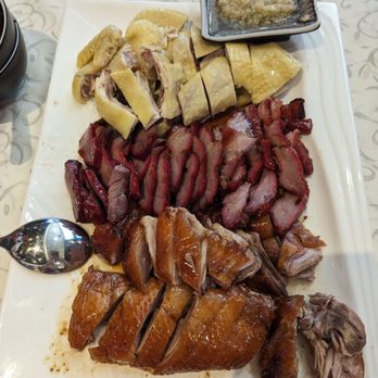 Ocean Pearl - 3 item marinated platter... only good thing was the char siu IMO... very little meat on chicken and duck - Cantonese Near Me - Milpitas, California Ocean Pearl - 3 item marinated platter... only good thing was the char siu IMO... very little meat on chicken and duck - Cantonese Near Me - Milpitas, California