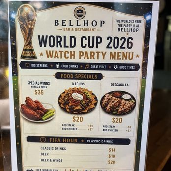 Bellhop - Special event menu - Bars Near Me - New York, New York Bellhop - Special event menu - Bars Near Me - New York, New York