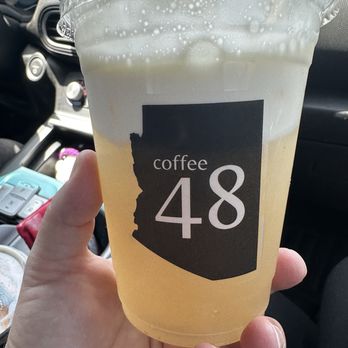 Coffee 48 - Jasmine Tea with cheesefoam - Coffee & Tea Near Me - Tempe, Arizona