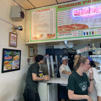 Morris Park Pizzeria - customers at the counter - Pizza Near Me - Bronx, New York Morris Park Pizzeria - customers at the counter - Pizza Near Me - Bronx, New York