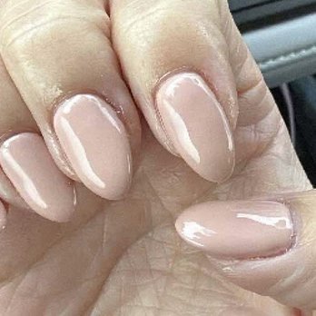Lele's Nails & Spa - New set, index finger was damaged nail but can barely tell after redo with builder gel - Nail Salons Near Me - Poway, California