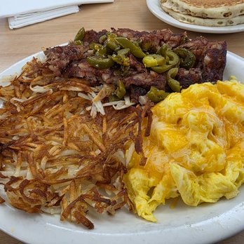 Village Inn - Corned Beef Hash with Jalapeno added - Breakfast & Brunch Near Me - Virginia Beach, Virginia