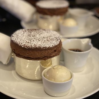 Spago - Dark Chocolate Soufflé - wonderful!!! - New American Near Me - Las Vegas, Nevada Spago - Dark Chocolate Soufflé - wonderful!!! - New American Near Me - Las Vegas, Nevada