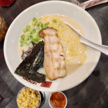 Umaya Ramen - Spicy Tonkotsu Ramen with spice on the side - Ramen Near Me - Cerritos, California Umaya Ramen - Spicy Tonkotsu Ramen with spice on the side - Ramen Near Me - Cerritos, California