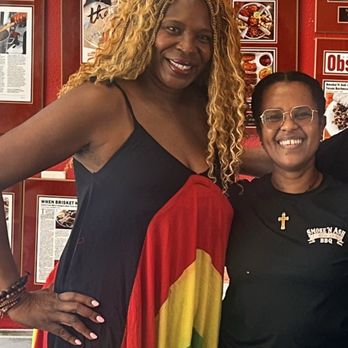 Smoke'N Ash BBQ - Me and the beautiful warm hospitable owner Farsicka - Barbeque Near Me - Arlington, Texas Smoke'N Ash BBQ - Me and the beautiful warm hospitable owner Farsicka - Barbeque Near Me - Arlington, Texas