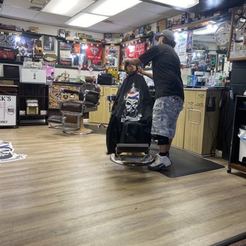 Slick's Barbershop - My boy trying out the clippers and he did amazing! - Barbers Near Me - Antioch, California Slick's Barbershop - My boy trying out the clippers and he did amazing! - Barbers Near Me - Antioch, California