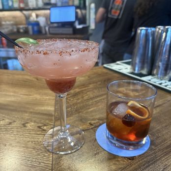 Buffalo Rose - Black Cherry muddled mezcal margarita - Bars Near Me - Golden, Colorado