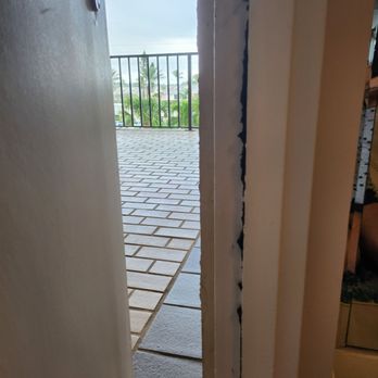 ORC Services - This is the way they left my front door, knowing they fired the guy who did this and now refused to fix it. - General Contractors Near Me - Sebastian, Florida